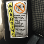 Airbag Warning Label